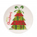 PIATTO CERAMICA CM.27 ALBERO MERRY CHRISTMAS AC-12650 (12pz)